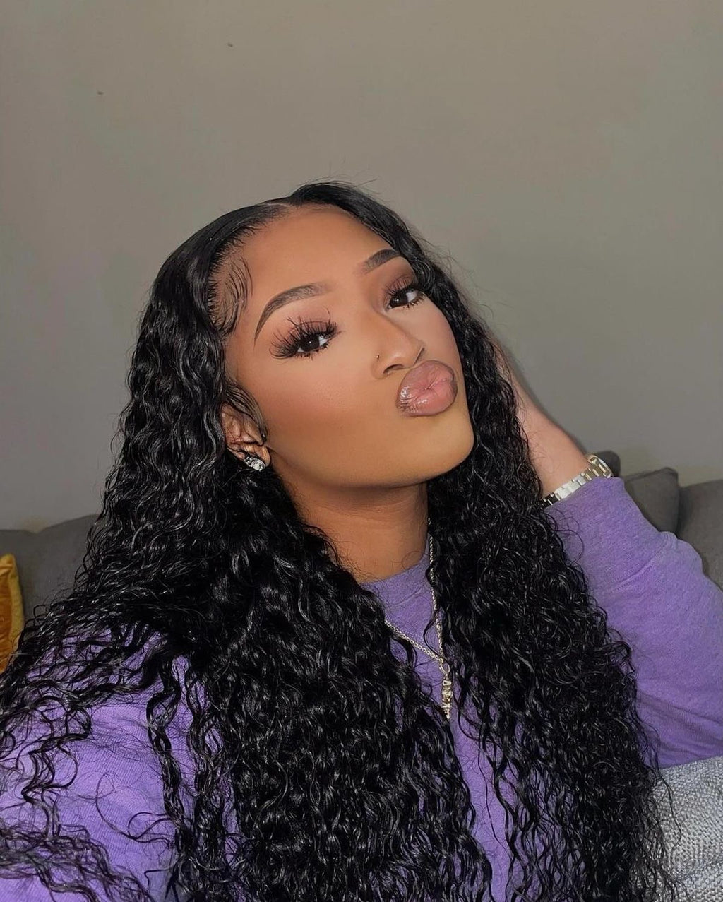 Curly Hair Wig 13x4 HD Lace