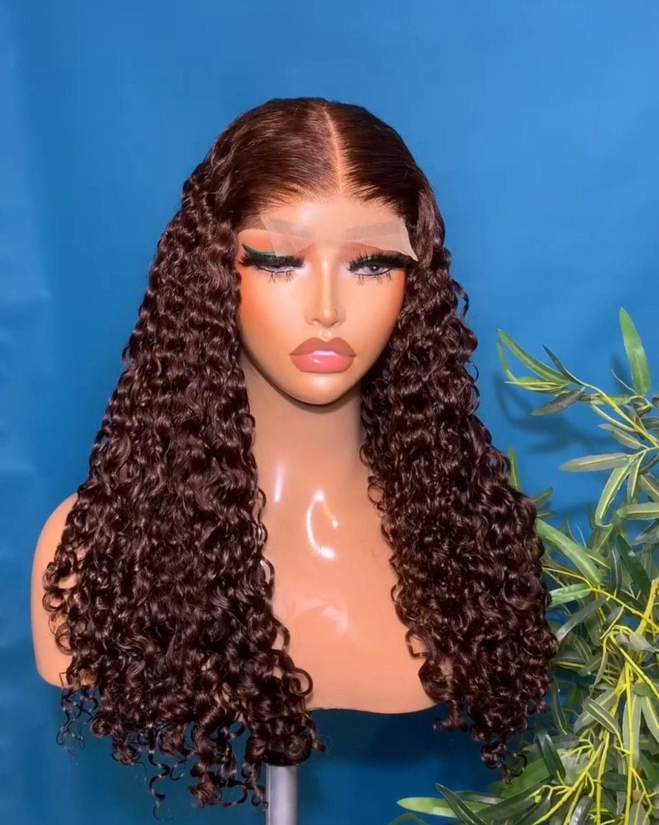 Curly Hair Wig 5x5 HD Lace