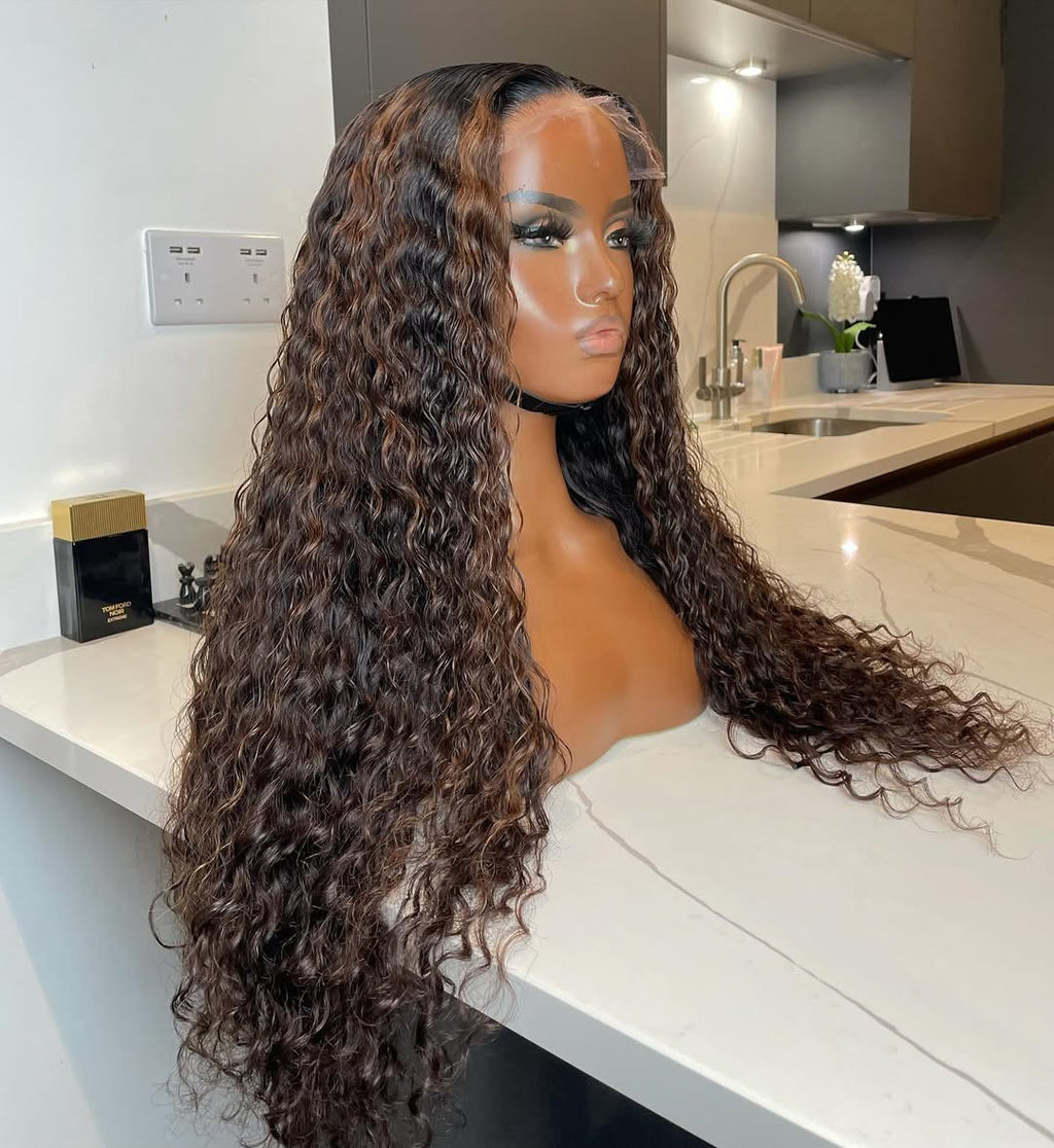 Curly Hair Wig 5x5 HD Lace