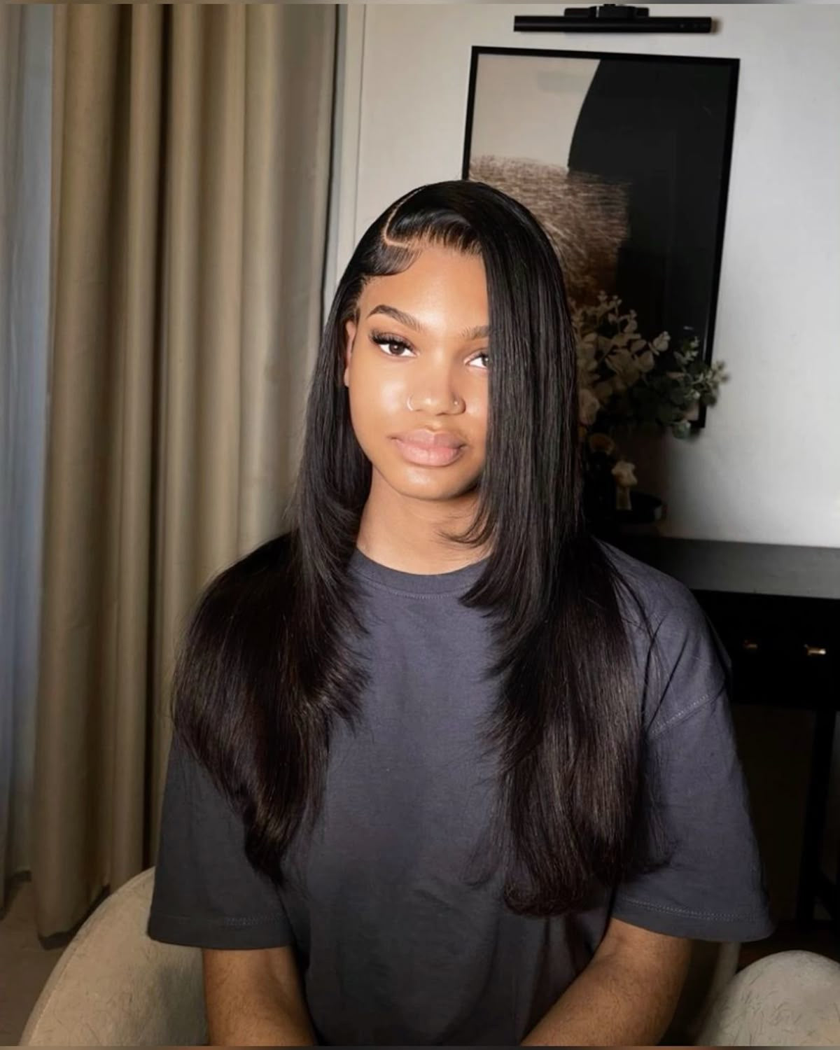 Straight wig 13x4 HD Lace